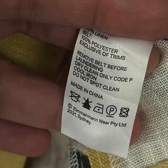 ZIMMERMANN Nina Safari Mini Dress Zimmermann Size 0 - Picture 12 of 16